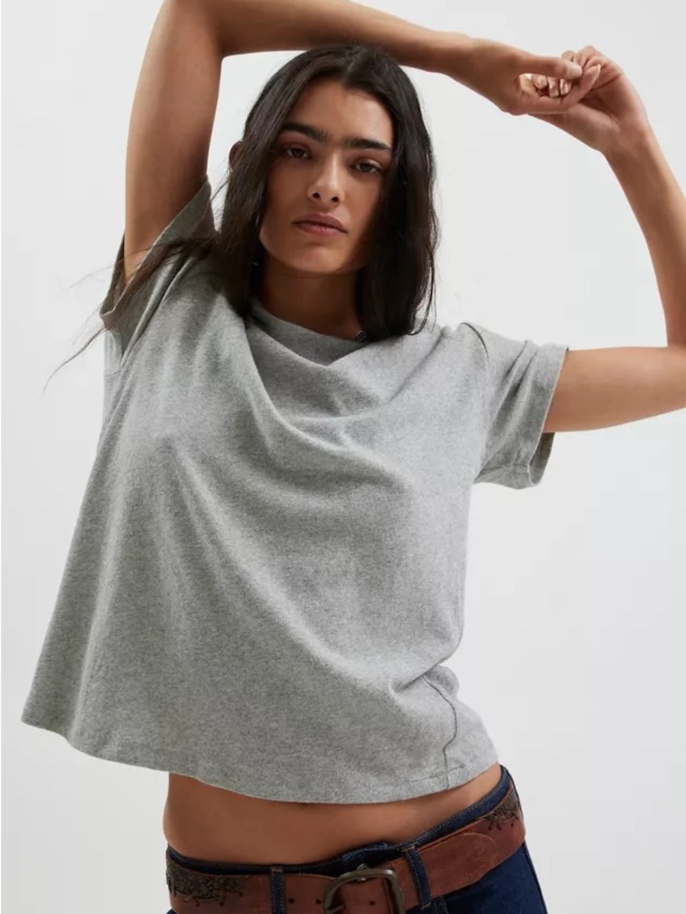 BDG Heather Gray Short Sleeve Tee small